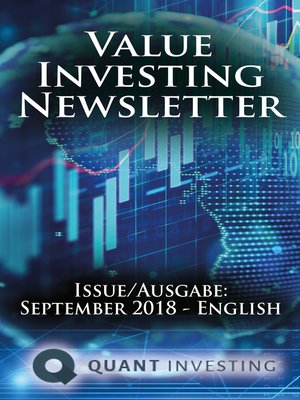 cover image of 2018 09 Value Investing Newsletter by Quant Investing / Dein Aktien Newsletter / Your Stock Investing Newsletter